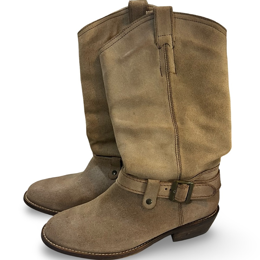Steve Madden Lawson Boot in Tan Suede Size 8 - Picture 2 of 7